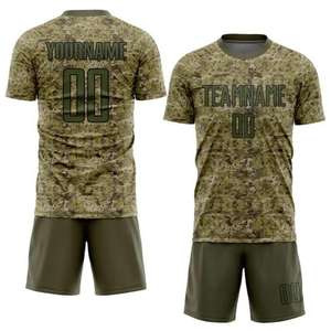 Vêtements de football à sublimation OEM Maillots de football français Nouveau design Ensemble d'uniformes de camouflage pour le football Uniformes de football respirants MS-SC-09 - Product Image 4
