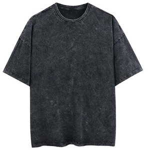 Custom Acid Wash Hip Hop Cotton T-Shirt For Men Oversized Streetwear <b>Graphic</b> <b>Tees</b> Vintage Style <b>Plus</b> <b>Size</b>-Customizable Vintage - Product Image 1