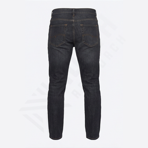 <b>Men's</b> Trendy All Match Slim Fit Stretch Denim <b>Jeans</b> Mid <b>Waist</b> Winter Autumn Fashionable Solid Straight Style Washed Bulk - Product Image 2