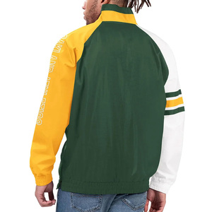 Elite Gradient Men's Half Zip Pullover Jacket Chaqueta cortavientos de invierno largo con apliques de capucha 3 opciones de color Servicio OEM - Product Image 6