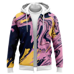 Sweat-shirts unisexes basiques en coton mélangé à manches longues, logo personnalisé, polaire uni pour l'hiver, motif uni, impression numérique - Product Image 4