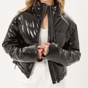 Truen vêtements femmes hiver vestes et manteaux 2025 brillant culture bouffant velours côtelé doudoune Bomber bulle mode manteaux pour dames - Product Image 1