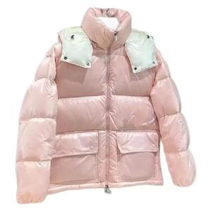 Women's Winter Down Jacket Thick Jackets <b>Zipper</b> Down Fashion Puffer Coats Women's and Men's Jacket - Product Image 5