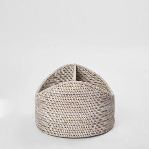 Cesta de Almacenamiento Redonda de Mimbre, Hecha a Mano, Organizador Natural de Mimbre para Sala de Estar, Mesita de Noche, Sofá, Soporte para Libros - Product Image 2