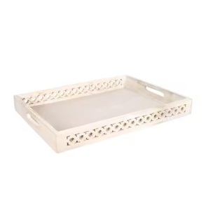 Plateaux de cuisine en bois polyvalents et naturels essentiels pour les cuisines domestiques et commerciales Plateaux de service décoratifs à basse quantité minimale de commande - Product Image 2
