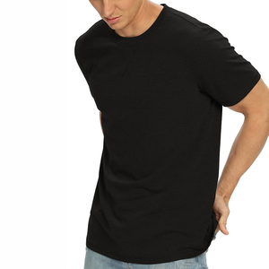 T-shirts classiques à manches courtes pour hommes de haute qualité personnalisés 100% T-shirts d'été décontractés en pur coton de qualité supérieure pour hommes - Product Image 5