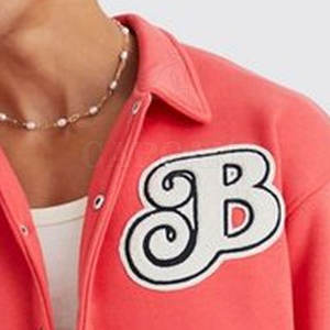 2024 nouveauté Lettermen veste décontracté longue laine tissu de haute qualité léger uni couleur unie en nouveau Stock - Product Image 3