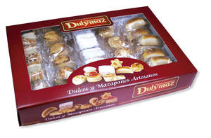 Venta caliente Snack hecho a mano figuras de mazapán almendra ingredientes principales surtido caja de regalo de azúcar 1500g para supermercados - Product Image 3