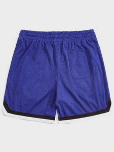 2025 Mesh Short Custom Logo Polyester Shorts Breathable Above the Knee Men 5 Inch Inseam Double <b>Layer</b> Custom Shorts - Product Image 5