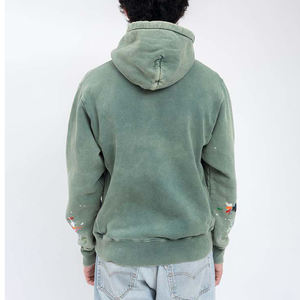 Sweat-shirt moderne délavé, logo personnalisé, marque privée, haute qualité - Product Image 3