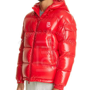 2024 Fabricant Imperméable Plus Size Rouge En Stock Designer Nylon Bubble Filled Vestes D'hiver pour Hommes - Product Image 5