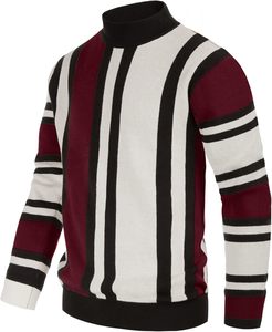 Pull à col roulé rayé pour homme, nouvelle collection automne-hiver, de haute qualité, tendance, pull de Noël, pulls pour hommes - Product Image 5