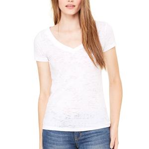 Camiseta de manga corta de verano para mujer 100% algodón de alta calidad Anti-Pilling logotipo personalizado nuevo diseño de moda pluma sólida Casual - Product Image 2