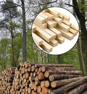 Tiges et tiges en bois d'hévéa massif de l'usine OEM au Vietnam pour l'artisanat du bois Boîtes en bois et enseignes murales - Product Image 3