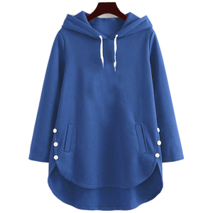 Custom Logo Women's Spring Hoodie Heavyweight <b>100</b>% Cotton Oversized Hoodies Comfort Fleece hoodie - Product Image 2