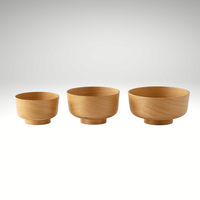 Bol en bois pour table, vaisselle japonaise Magewappa pour restaurant et maison