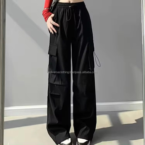 Pantalones personalizados de Punto ligero para mujer, pantalones Cargo de alta moda Y2K, ropa informal de pana de punto de cintura media para mujer - Product Image 5