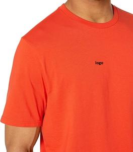 T-shirt à col rond à manches courtes pour homme 60% coton 40% polyester Logo personnalisé T-shirt de haute qualité de BD - Product Image 3