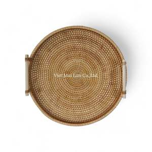 Bandeja de Ratán al por Mayor Hecha a Mano para Decoración del Hogar, Proyectos de Venta al por Menor y Hostelería - Product Image 2
