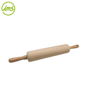 Rouleau à pâtisserie en bois en caoutchouc à grande pâte antiadhésive - Product Image 4