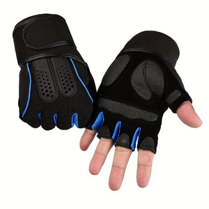 Unisex Fingerless Gloves, Breathable & Comfortable Gloves, Non-slip Half Finger Gloves for Cycling Running Mountaineering - Product Image 1