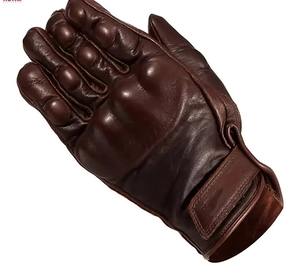 Gants de moto unisexes en cuir véritable, logo personnalisé, gants de course moto, meilleure qualité, meilleure gamme. - Product Image 4
