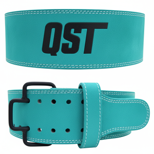 เข็มขัดยกน้ำหนักหนังวัวแท้ QST ระบายอากาศได้ดี ป้องกันหลังอย่างมืออาชีพ หัวเข็มขัดแบบสองง่าม แข็งแรงทนทาน - Product Image 6