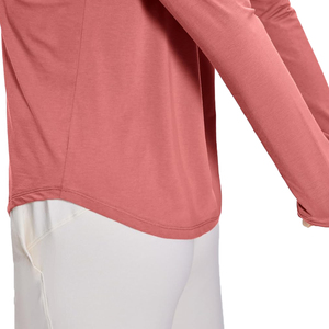 DryFit camiseta de fitness informal de manga larga personalizada para mujer OEM ODM bajo MOQ fabricante de camisetas de proveedor de Bangladesh - Product Image 3