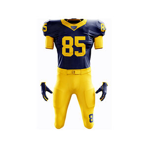 Camiseta de fútbol americano de calidad superior Ajuste relajado Pedidos a granel Logotipo personalizado Conjunto de camisetas de marca OEM - Product Image 4