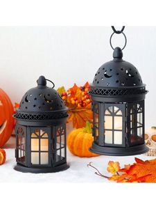 Linterna de vela de hierro de estilo clásico con atractivo de inspiración vintage para hermosas Bodas de decoración del hogar y ambiente al aire libre - Product Image 3