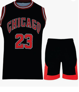 Conjunto de Uniforme de Fútbol para Hombre de 2 Piezas, Manga Corta, Secado Rápido, Transpirable, Poliéster/Algodón - Product Image 1