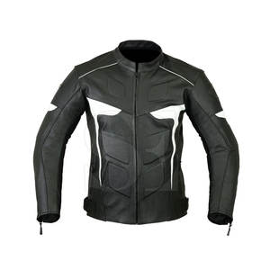 Chaqueta de moto de invierno de equipo personalizado de alta calidad para hombre de la mejor venta de cuero genuino a prueba de viento desgaste motocicleta Auto Racing - Product Image 1