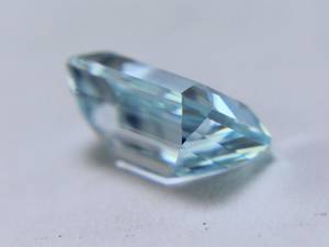 Pierre précieuse d'aquamarine bleue naturelle de 7,25 carats, taille octogonale facettée, 14x10x7 mm, Anabiya Gems, origine Afrique, pour la fabrication de bijoux - Product Image 3