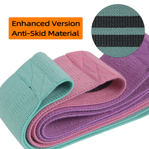 Elástico antideslizante cadera ejercicio bucle banda belleza gimnasio pierna círculo bandas de resistencia - Product Image 2