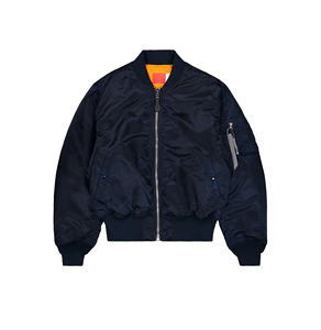 Conquer Every Moment Bomber Jacket pour homme Hiver Toile à capuche Logo avant réversible - Product Image 1