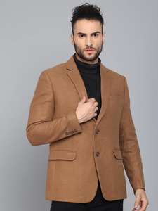 Fournisseur en gros de blazers élégants pour hommes en couleur moutarde, à double boutonnage, veste formelle pour les fêtes et les événements professionnels, approvisionnement mondial - Product Image 2