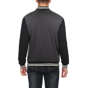 Chaqueta Universitaria de Béisbol Personalizada de la Mejor Calidad para Adultos y Jóvenes, Chaqueta Varsity de Invierno con Forro Polar y Decoración de Botones de Piel, Unisex - Product Image 6