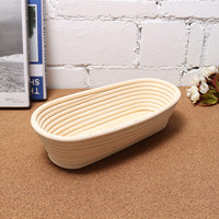 Panier à pain en rotin banneton, paniers de fermentation, ensemble de fabrication de levain de boulangerie avec doublure en tissu