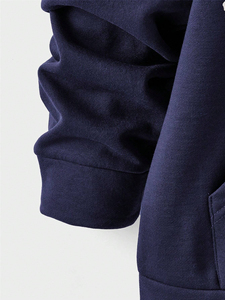 Sudadera con capucha completa con cremallera Y2K oversize para hombre, personalizada con estampado puff, de algodón, para hombre - Product Image 6