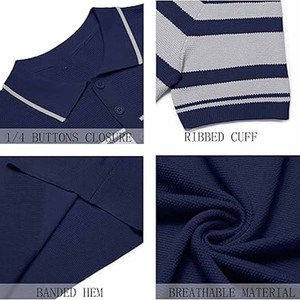 Venta al por mayor 100% algodón estampado bordado Logo hombres Polo Camisa lisa en blanco Golf Polo camiseta personalizada Polo hecha por Dress Sports - Product Image 6