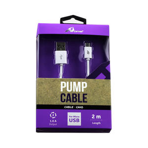 Cable de microbomba de 2M 3A CB-015 PVC con conductor de cobre y blindado de alta calidad para un rendimiento óptimo - Product Image 1