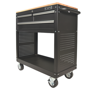 Haute qualité 91cm chariot à outils roulants armoire de Garage de qualité industrielle pour utilisation en atelier ensemble d'outils mécaniques emballage de boîte de rangement - Product Image 1