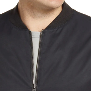 Vente en gros de vêtements blousons aviateur personnalisés pour hommes manteaux coupe-vent décontractés pour hommes OEM d'usine avec personnalisation. - Product Image 5