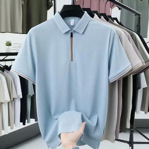 Polo à Col Rabattu pour Homme, Manches Courtes, Respirant, Anti-Rides, Sans Couture, pour le Sport, les Loisirs, le Golf, Unisexe - Product Image 2