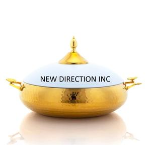 Conception martelée Stockage des aliments Hot PotTop Vente Casserole décorative faite à la main Servant une marmite à un prix abordable - Product Image 6