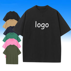 Wholesale Blank Plain t Shirt Custom Your Logo Printing Cotton <b>Tshirt</b> Printed Plus Size Men's T-shirt for Men - Product Image 1