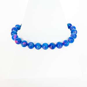 Bracelet en perles d'opale multicolores avec un feu arc-en-ciel brillant, idéal pour un usage quotidien, bijoux de guérison, accessoires de mode et cadeaux - Product Image 4