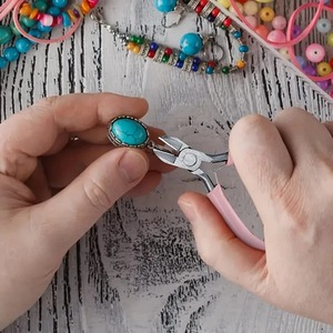 Juego de 3 alicates para joyería: punta de aguja, punta plana, punta redonda y cortador de alambre - Perfecto para reparación de joyería, envoltura de alambre - Product Image 2