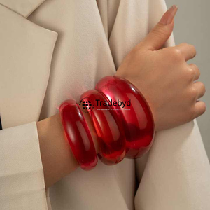 กำไลข้อมือเรซินมีลักษณะเป็นของขวัญทันสมัยสำหรับเธอโดย tradebyd - Product Image 1