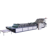 Laminateur de flûtes semi-automatique Senior à trois plis, équipement de laminage de carton ondulé à haute efficacité